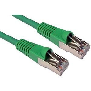 Cables Direct 2 m CAT6a, M – netwerkkabel S/FTP (S-STP), groen, netwerkkabel (M – M, 2 m, Cat6a, S/FTP (S-STP), RJ-45, groen)