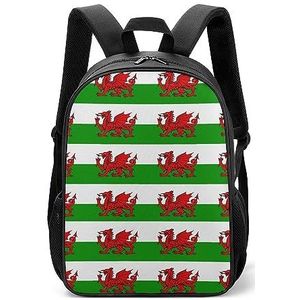Welsh Dragon Flags Lichtgewicht Rugzak Reizen Laptop Tas Casual Dagrugzak voor Mannen Vrouwen