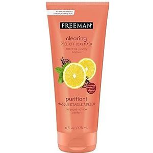 Freeman Facial Mask Sweet Tea & Lemon Peel Away 6oz by Freeman