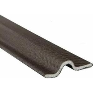 10/40M raamafdichtingsstrip met akoestisch schuim voor wandisolatie voor schuifdeuren, winddicht en geluiddicht, katoenen afdichting, bruin, 20M