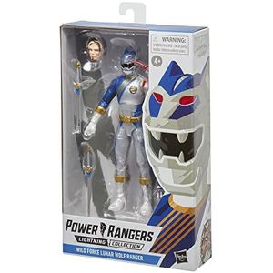 Power Rangers Bliksem Collectie Wild Force Lunar Wolf Ranger 15-Cm Premium Collectible Actiefiguur Speelgoed Power Pop Art Verpakking Variant