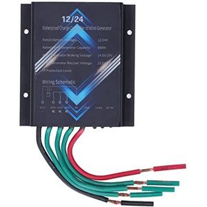 Aluminium Waterdichte Windgenerator Controller Windturbine Laadregelaar 400W 12V 24V
