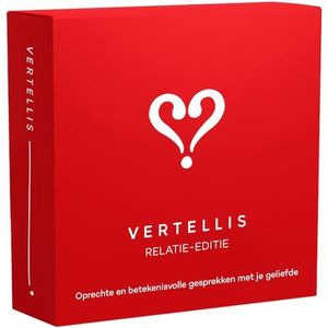Vertellis Kaartspel - Relatie editie - Vragenspel voor Geliefden - Relatiespel - Voor meer zelfkennis - Gesprekskaarten