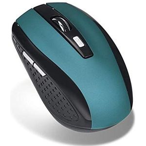 Voor Mouse Raton 2,4 GHz draadloze gamingmuis compatibel voor tablet laptop USB-ontvanger draadloze optische muis compatibel voor PC computer muis gaming muis muis (blauw)