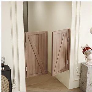 Swinging Doors Cafe Doors, Saloon Cafe Doors, Stevige Cafe Saloon Doors met metalen scharnieren, Cowboy Swinging Door for trappen Badkamer Slaapkamer Balkon, Auto Close (Color : C, Size : W120xH80cm