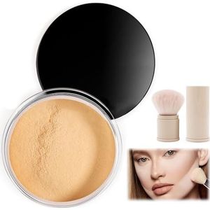 Allura Beauty Blurring Powder, Currentlye Polvo Compacto, Beauty Pink Setting Powder, Beauty Blurring Setting Powder, Beauty Setting Powder, Waterproof Matte Perfection Pressed Powder(#2)