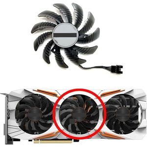 Voor GIGABYTE voor GeForce GTX1080ti 11GB voor GAMING OC grafische kaart vervangende ventilator T128010SU(Middle fan)