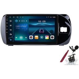 Android 15 Autoradio voor T-oyota Vitz (2016-2020) 9 inch 2K touchscreen 2000 * 1200 Android hoofdunit multimediaspeler met Carplay, GPS-navigatie, BT 5G, WiFi, DSP, SWC,Y3