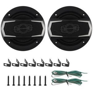 Tweeter auto Tweeters voor auto 2 stuks 4-weg autoluidsprekers 400W 13CM deur subwoofer auto audio muziek stereo volledig frequentiebereik hifi automotive