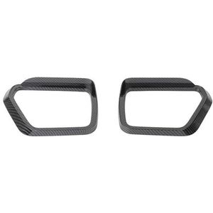 auto Accessoires Voor F&ord F150 2021 2022 2023 2024 2025 Auto Achteruitkijkspiegel Regen Wenkbrauwen Decoratie Afdeklijst Vervangende onderdelen(Carbon Fiber Grain)