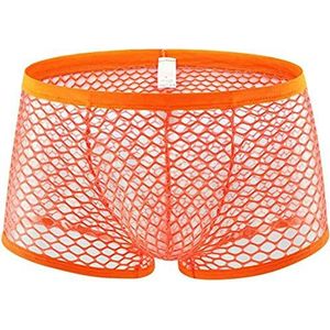 Kwelt Heren Boxershorts zacht mesh onderbroek doorkijk-ondergoed erotische Lingerie Onderbroek