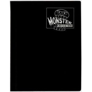 Monster Protector Monster Binder – 4 pocket mat black album – bewaren 160 Yugioh, Magic and Pokemon-kaarten van