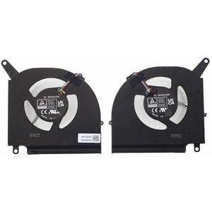 Laptop CPU GPU Koelventilator DC12V 0.6A 4-pins voor Gigabyte voor Aorus 15X ASF voor X5PASF RTX 4070(CPU Fan)