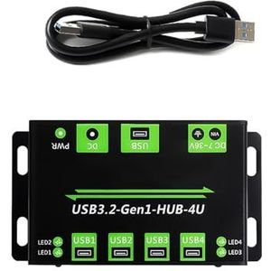 USB 3.2 Hubs met vier snelle uitbreidingspoort en ingebouwde voeding voor elektronische liefhebbers