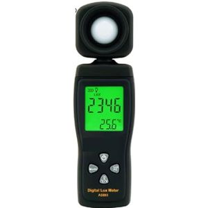 Digitale venstertintmeter, AS803 Digitale Lux Meter Luminantie Tester, Lichtmeter 1-200000 Lux reedschap Fotometer Spectrometer Actinometer voor nauwkeurig filmglas testen van venstertint