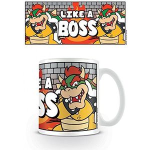 Super Mario Like A Boss, Super Mario Bros. Foto koffie mok 9x8 cm