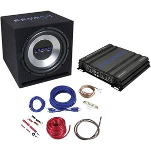 Crunch CBP1000 – audio-versterker voor de auto (zwart, 50 – 250 Hz, 50 – 250 Hz, 0 – 12 DB, A/B, AC, RCA)