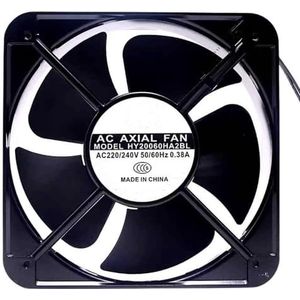 HY20060HA2BL 20CM AC Cabinet Fan - 220V/240V, 0.38A, Solution