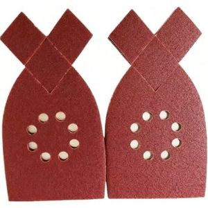 30 Stuks 120 Korrel Muis Schuurpapier,Schuurpads,8 Gaten Schuurpapier Van Toepassing op Black & Decker KA220G KA230
