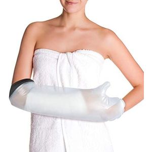 Arm cast cover voor douche, volwassen waterdichte arm cast protector en waterdichte verzegelde tas om wond en bandages droog te houden, passen de vinger hand pols, geen markering op huid-korte arm maat