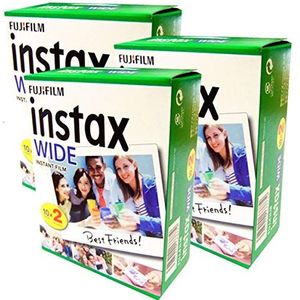 Fuji Fujifilm Instax Wide Instant Photo 60 Film voor Instax Wide 210 200 100 300 Camera