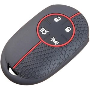 Autosleutel beschermhoes Voor 500E 20-22 Siliconen Afstandsbediening Sleutelhanger Ketting Ring Case Cover Houder Bescherm 4 Knoppen Interieur Styling Automotive Sleutel Shell