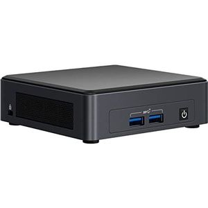 Intel NUC 11 NUC11TNKV50Z Tiger Canyon Home & Business Mini PC Mini Desktop, Intel® Core™ i5-1145G7 processor met Intel v®Pro Technologie Intel Iris Xe Graphics(GEEN RAM & SSD)