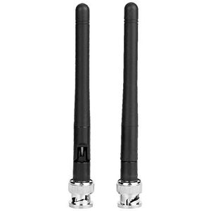 Connector UHF-antenne, 2 STUKS UHF-antenne met BNC-connector Zwart Geschikt voor Sennheiser EW100 EW300 EW500 G3 Ontvanger HM