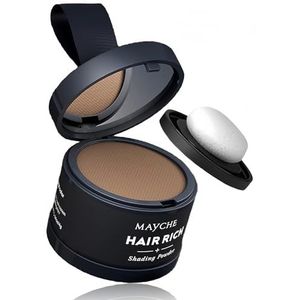 Maycheer Hairline Powder for Women - Maycheer Magic Root Cover Up, Hair Rich Shading Powder (17#Light Camel)