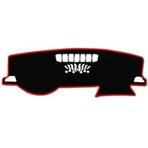 Auto Dashboard-afdekmat Voor Skoda Voor Superb 3 B8 2016-2023 Auto Dashboardhoes Dashboardmat Zonnescherm Antislipmat Accessoires Dashboard Light Proof Pad(Red Side LHD)