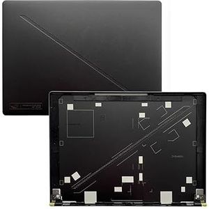 Zwart 14"" LCD Achterdeksel Cover Top Case + Schermscharnieren Compatibel met ASUS ROG Zephyrus G14 GA403 GA403U Serie 2024 Model