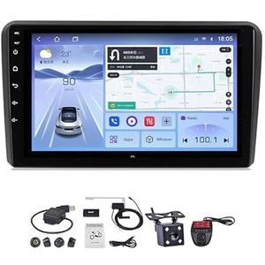 9-inch Touchscreen Autoradio GPS-navigatie Voor Audi A3 2 2003-2013 Met BT WiFi Mirror Link 4G-navigatieondersteuning Stuurwielbediening(T4 8 Core 4G+Wifi 4G+64G)