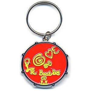 The Beatles Sleutelhanger Keychain Love Drum band logo nieuw Officieel metal