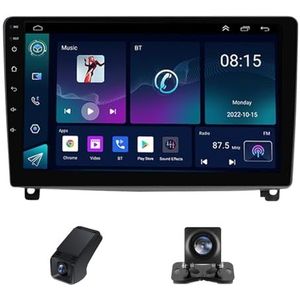 Autoradio,geldt voor Opel Astra H 2006-2014 2 Din met Carplay Android Auto9 inch HD touchscreen,stereo auto Bluetooth 5.0 FM-radio/AM RDS DSP stuurbediening achteruitrijcamera(NF-7)