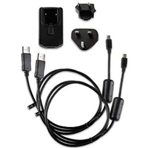 GARMIN - Netadapterkabel - Oplader en Datakabel - Inclusief Stekkers voor VK en Europa
