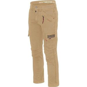 TimeZone RogerTZ Roger Cargobroek voor heren, casual modern, Safari Khaki, 31W x 36L