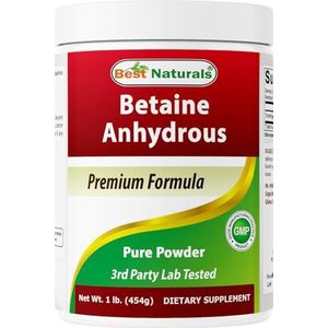 Best Naturals Betaïne watervrij trimethylglycine (TMG) zuiver poeder 1 pond (1 pond)