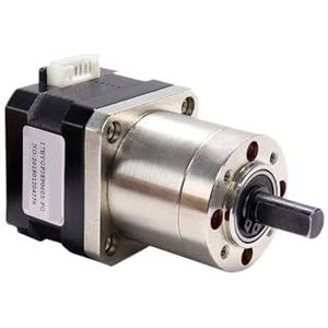 Nema 17 stappenmotor, planetaire verloopstuk 17HS2408S-PG, extruder met alle versnellingen, mechanische arm, robotmotor voor 3D-printer (Ratio 368-1, motorlengte 60 mm)