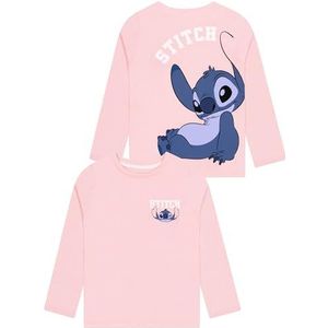 Disney Lange Mouwen Lilo en Stitch T-shirt, Stitch Kleding voor Meisjes, Meisjes T-shirts, Roze 152