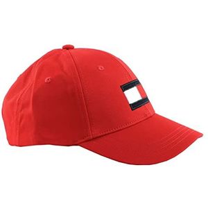 Tommy Hilfiger Unisex Kid's Big Flag Baseball Cap, Diepe Crimson, XL