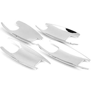 Handgrepen buitendeur Zilveren deurgreepbekleding voor de buitenkant van Voor Benz C-Klasse W205, GLC-Klasse X253 en E-Klasse W213