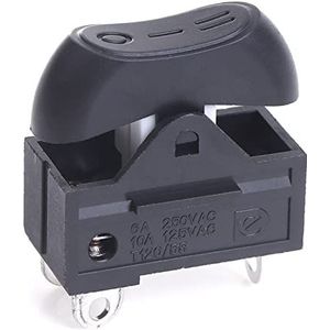Hoge kwaliteit 15-103/T haardroger tuimelschakelaar 3 standen ON-OFF-ON schakelaar voor boot 2 kleuren (BK)