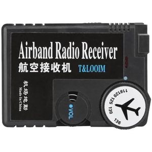 Fnfhsa 118-136MHz Airband Radio Ontvanger Hoge Gevoeligheid Lucht-aan-Grond Aeronautische Band Receptor Digitale Radio