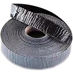 Asfaltplamuur asfaltscheurband, Zelfklevende bitumentape for het repareren van scheuren in asfalt, zwart, 3-10 cm breed, 1-50 m lang(8CM,10M)