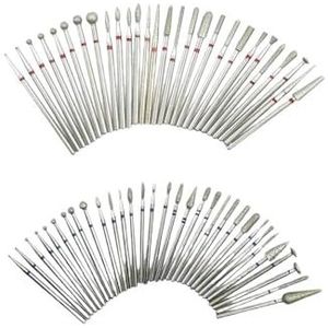 Nagelboorset, Nagelboortjesset for manicure, verpakking van 10 veelkleurige diamantnagelboortjes for manicure(Jc044 2f)