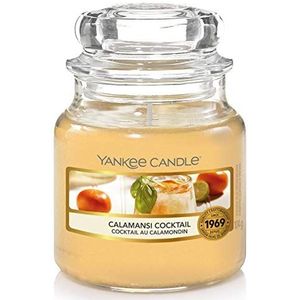 Yankee Candle Geurkaars in glas (klein) | Calamansi Cocktail | brandduur tot 30 uur | Garden Hideaway collectie