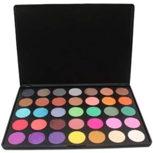 MQPALZKD 35 kleuren oogschaduwplaat parelmoer matte meerkleurige make-upplaat