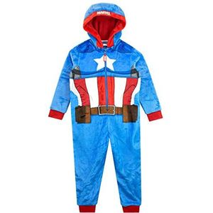 Marvel - Rompertje - Captain America - jongens, Blauw, 8-9 Jaar