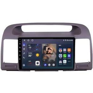 Android 12 Auto Stereo MP5 Player 9'' Screen Autoradio Voor Toyota Camry 5 2005 2004 2003 2002 2001 2000 Car-play Android Auto GPS-navigatie Bluetooth RDS FM AM DAB+ Radio Stuurbediening Voice Control
