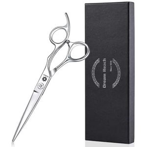 Dream Reach Professionele haarschaar, 15,2 cm, Japans 440C staal, dunschaar voor dames en heren, knippen voor kappers/huishouden (rechte schaar)